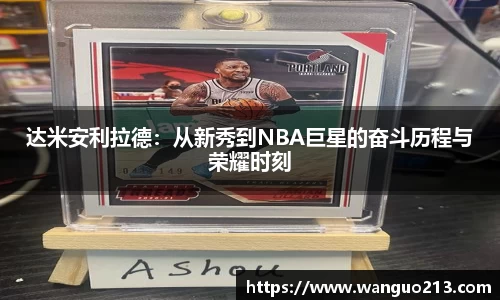 达米安利拉德：从新秀到NBA巨星的奋斗历程与荣耀时刻