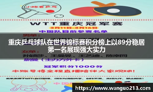 重庆乒乓球队在世界锦标赛积分榜上以89分稳居第一名展现强大实力